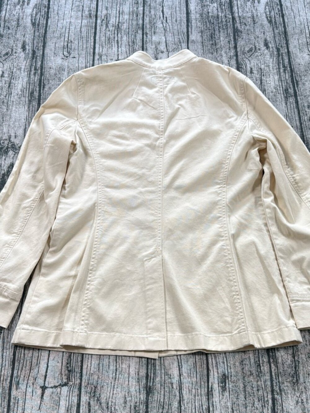 Lauren Ralph Lauren Safari Jacket Womens 8 Tan Field Military Cotton - Picture 8 of 12